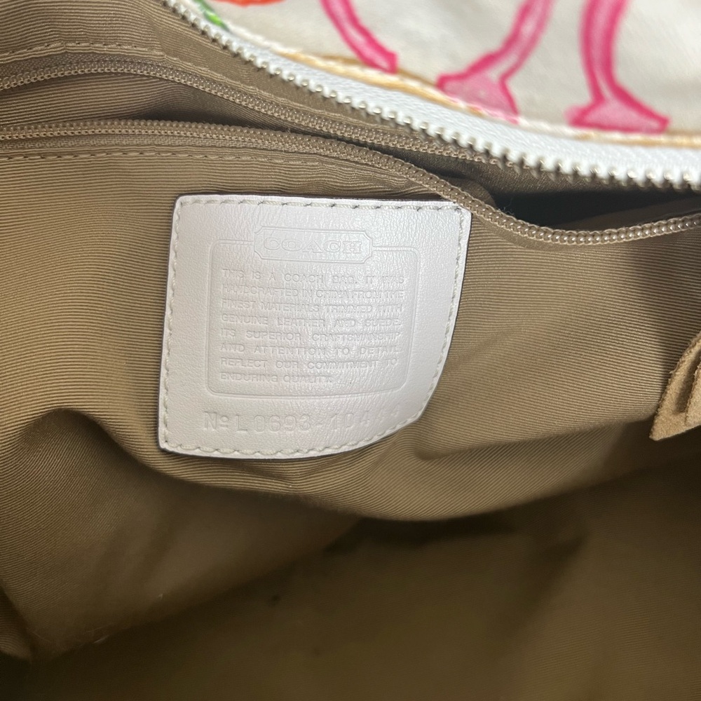 Coach Hampton Multicolor Patchwork Tote - image 4